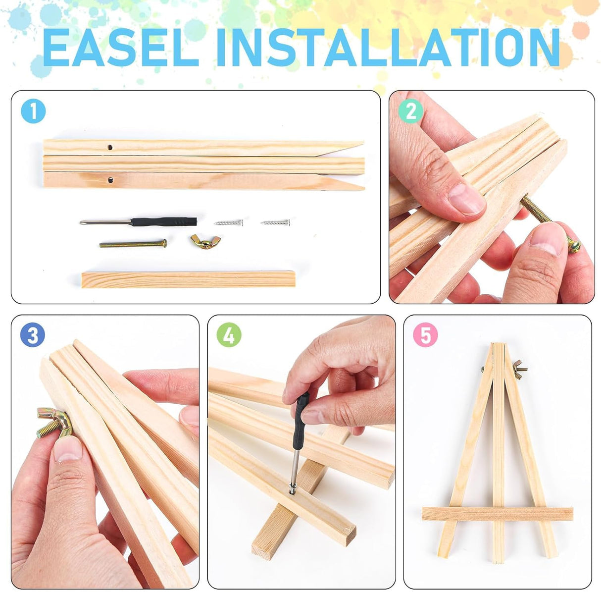 RYMILIE Paint by Numbers Kit for Adults Beginner & Kids Ages 8-12 with Wooden Frame Easy Acrylic on Canvas 9.45x11.8 inch with Paints and Brushes, Paint by Numbers Sunset for Gift Home Wall Decor RYMILIE