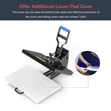 Delclynee 16" x 24" Slide Out Heat Press Machine for T Shirts, Clamshell Pull Out Lower Platen, Industrial-Quality Digital Sublimation Printer for Heat Transfer Vinyl Delclynee