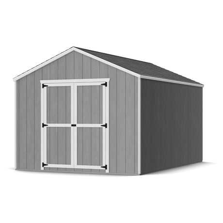 Little Cottage Co. 10x14 Value Gable Shed with Floor, Outdoor Wood Storage Do-It-Yourself Precut Kit Little Cottage Co.