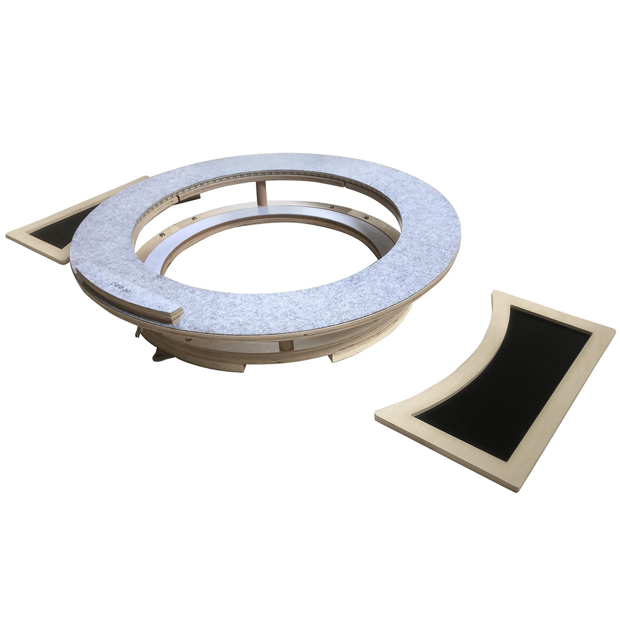 peleya Dart Board Cabinet Set with LED Light; Bristle Dartboard, Built in LED Light, Darts and Chalkboards peleya