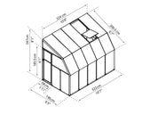Rion HG7510 Canopia Sun Room, 6' x 10', White RION