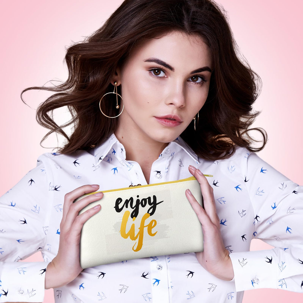 Silkfly 144 Pack Blank Canvas Cosmetic Bags Sublimation Makeup Bags White Pencil Pouch DIY Zippered Multipurpose Pouches Heat Transfer Iron on Pouch Bags for Stationery Toiletries Crafts Use Silkfly