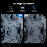 ELEGOO Saturn 4 Resin MSLA 3D Printer, 10" 12K HD Mono LCD, Smart Automatic Leveling, Intelligent Detection with High Temp Protection, Large Printing Size of 218x122x220 mm³ ELEGOO