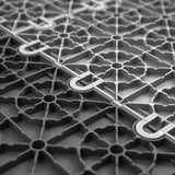 IncStores FlooringInc's Nitro 12"x12" Snap-Together Garage Flooring Tiles, Non-Slip Interlocking Plastic Floor Mat, Garage Organization & Storage, Diamond Pattern, Graphite, 12 Tiles, 12 Sq/Ft IncStores