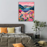 Eterkosu Mountain Flowers Diamond Art Painting Kits for Adults,5D DIY Scenery Diamond Art Paint with Diamonds for Home Decor,Full Drill Diamond Dots Painting for Adults Beginners Gem Art Pictures Eterkosu