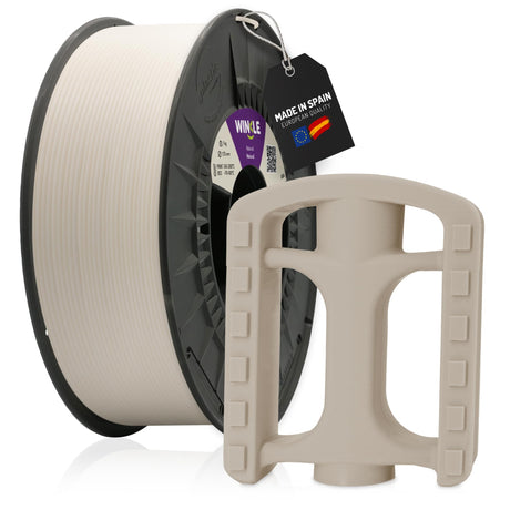 WINKLE ASA Filament 1.75 mm Natural Colour, 250 g Spool, 3D Printer Filament Compatible with Most FDM Printers, 3D Printing Materials, Dimensional Accuracy, Weather and UV Resistant WINKLE FEED YOUR PRINTER