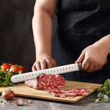 MAIRICO Brisket Slicing Knife - Ultra Sharp Premium 11-inch Stainless Steel Carving Knife for Slicing Roasts, Meats, Fruits and Vegetables MAIRICO