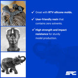 Specialty Resin & Chemical Model-Pro Black (2-Gallon) | 2-Part Resin Kit | Polyurethane Casting Resin for Models, Prototypes, Figurines, and Proofing Molds | Ideal for RTV Silicone Molds SPRESIN