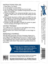 Java 3997 Break Aunt Martha's Hot Iron Embroidery Transfer Aunt Martha's