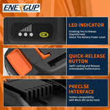 Energup 2Pack Lithium Replacement for 20V Battery and Charger Kit, Compatible with All 20V Batteries WA3520 WA3525 WA3575 WG151s WG251s WG540s WG545s WG890 WG891 + 20 Volt Battery Charger energup