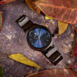 GREENTREEN Wooden Watches for Men Women: Analog Quartz Wrist Watch - Lightweight Natural Wood Watch for Gift Birthday Wedding Graduation GREENTREEN