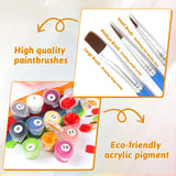 EMIEAUFG Creative Paint by Number Kit for Adults,Sunflower DIY Paint by Numbers Set for Home Decor and Gifting - 12x16 Inch EMIEAUFG