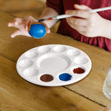 Zuiaso 20Pcs Paint Tray Palettes, Plastic Paint Pallets, Watercolor Palette Painting Tray for Painting Party, DIY Craft and Art Painting Zuiaso