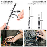 STREBITO Precision Screwdriver Set 142-Piece Computer Tool Kit Magnetic Screwdriver Set Laptop Screwdriver Kit Electronic Repair Kit Tech Toolkit for PC, Phone, Macbook, Nintendo, PS4, Xbox Controller STREBITO