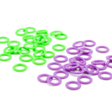 Clover Soft Stitch Ring Markers, Multicoloured, 5" Height, 2.6" Length, 0.2" Width Clover