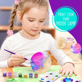 Unicorn Terrarium Gifts for Kids - Light Up Terrarium Crafts Kit with DIY Moon Lamp - Unicorn Toys for Girls - Arts and Crafts Birthday Gift for Girls Ages 4 5 6 7 8-12 Year Old LAOESE