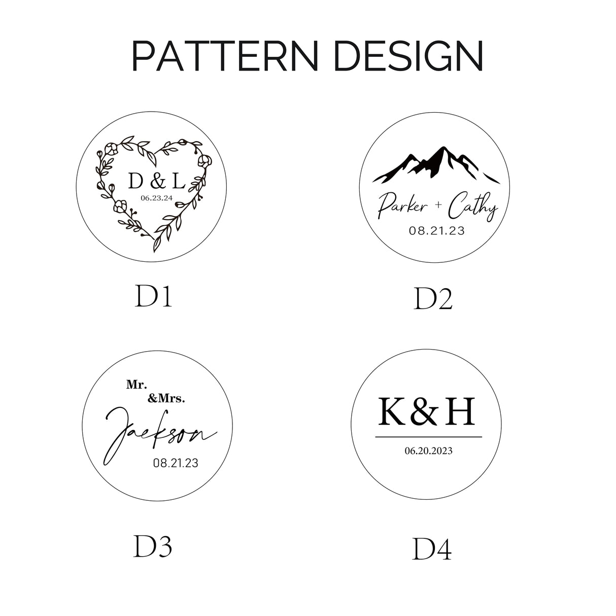 Personalized Wedding Ring Box, Double Ring Wooden Boxes for Ceremony, Custom Printed Name Clear Acrylic Cover, Elegant and Retro Round Ring Holder with Name & Date, Bridal Gift for Her BJZLWJ