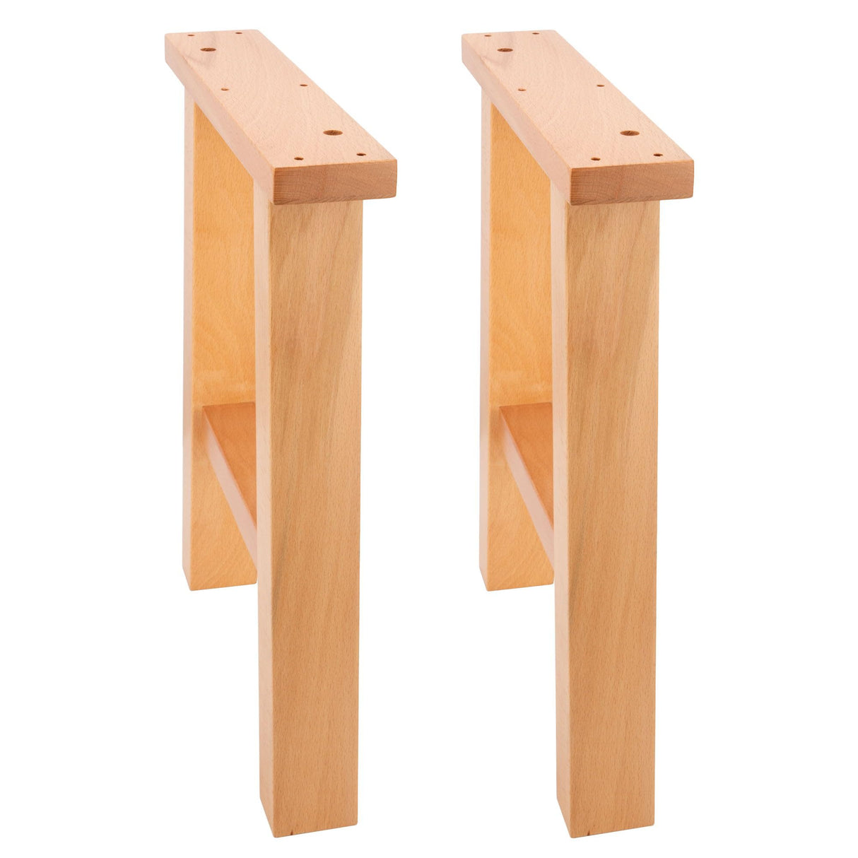 Texphw Wood Table Legs, 16” Heavy Duty Furniture Legs Bench Legs Coffee Desk Legs workbenchs Rustic Industrial Modern Style Dinning Table DIY Leg Set of 2 Texphw