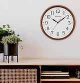 Bulova Clocks Model C4899 Clarity, Warm Walnut Bulova