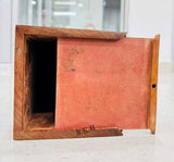 Carved Cross of Jesus Under The Book Handcrafted Rosewood Borders Engraving Wooden Cremation Box/Urns for Human Ashes Adult, Funeral Urn Box Nautical Replica Hub