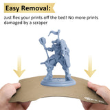 PEI Spring Steel Bed with Magnetic Sheet for Edner 3 pro/Ender 3 v2/S1,Ender 5 3D Printer,235mm*235mm (235-235, Smooth & Textured PEI) 3DHUB