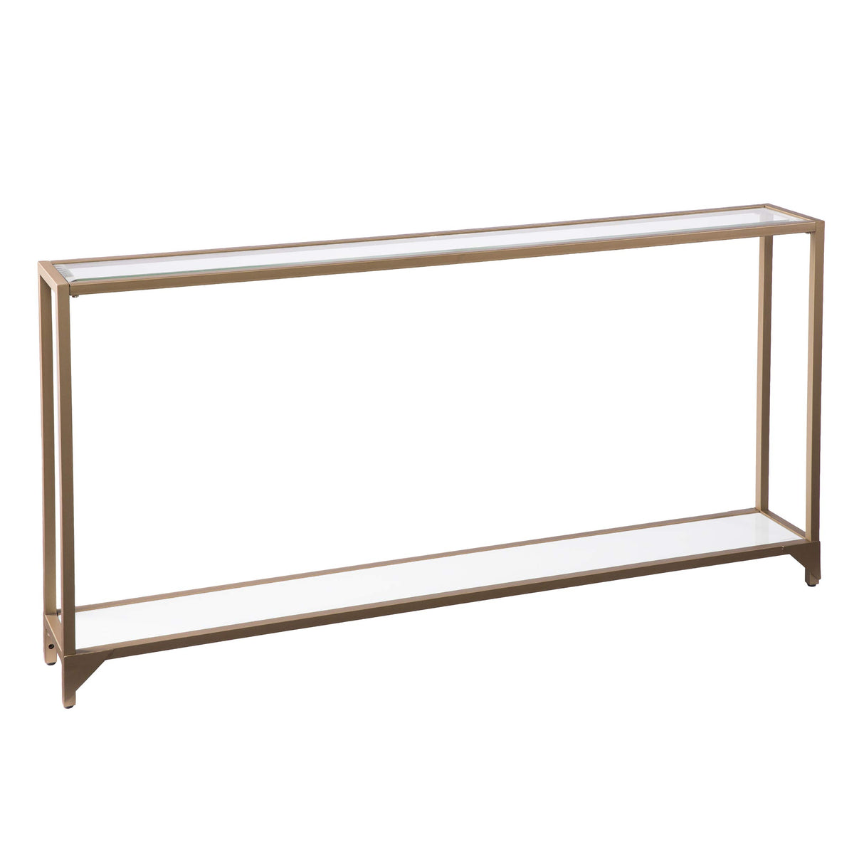 SEI Furniture Bergen Narrow Metal Console Table, Gold SEI Furniture