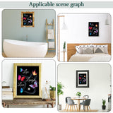 Clabby Diamond Kits for Adults and Beginners Drill Diamond DIY Butterfly Rhinestone 5D Painting for Christmas Home Wall Decor Xmas Present Clabby