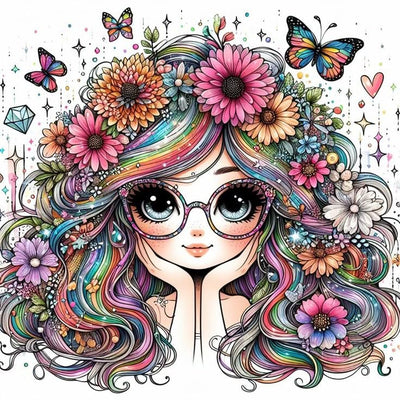 cewlonp Diamond Painting Kits for Adults-Cartoon Diamond Art Kits for Adults,5D DIY Gem Art for Home Wall Decor(14x14inch)