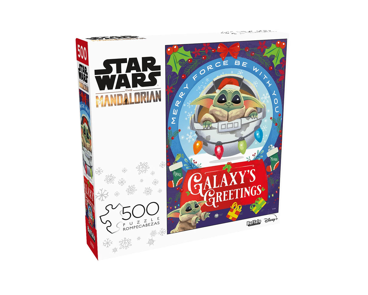 Buffalo Games - Star Wars - : Galaxy's Greetings - 500 Piece Jigsaw Puzzle for Adults -Challenging Puzzle Perfect for Game Nights - Finished Size is 21.25 x 15.00 Buffalo Games