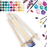 ArtSkills Wooden Easel Stand for Painting, 15" Tabletop Easel Stand for Kids & Adults, Portable Small Easel for Arts & Crafts, Paint and Sip Parties ArtSkills