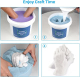 Hands Casting Kit, DIY Plaster Statue Molding Kit & Hand Casting Kits for 2 Adult, Wedding, Friends, Anniversary, Hand Hold Casting Kit for Holiday Activities and Perfect for Couple Gift Ideas Godora