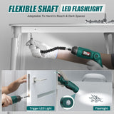 NEU MASTER Cordless Screwdriver, 4V Electric Screwdriver Rechargeable Power Screwdriver With Pivoting Handle, Front And Rear LED Light, 32pcs Bits, 6+1 Torque Setting, 2000 mAh Battery Screwdriver NEU MASTER