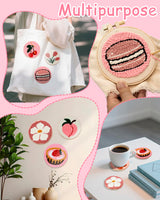 Punch Needle Kit for Beginners Adults Kids, 6 Pattern Embroidery Punch Needle Kits, Easy Needle Punch Embroidery DIY Kit Set Tufted Rug Punch Decoration with Patterns, Tools, Yarns, Hoop, Instruction Yigney