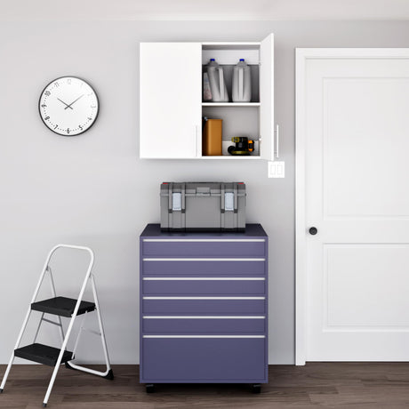 Prepac Elite 32" Wall Cabinet, White Storage Cabinet, Bathroom Cabinet, Pantry Cabinet with 1 Adjustable Shelf 12" D x 32" W x 30" H, WEW-3230 Prepac