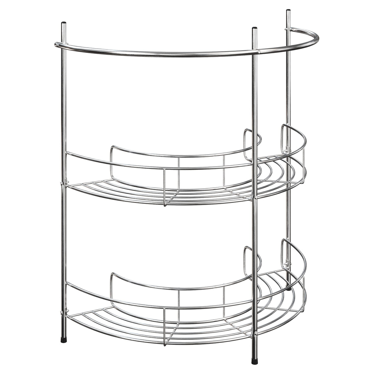 Pedestal Sink Organizer - Compact Under the Sink Rack with 2 Storage Shelves and Towel Holder - Space Saving Bathroom Storage by Lavish Home Lavish Home