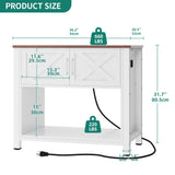 YITAHOME Heavy Duty 40-50 Gallon Aquarium Stand with Power Outlets, Cabinet for Fish Tank Accessories Storage - Metal Fish Tank Stand Suitable for Fish Tank, Turtle Tank, 660LBS Capacity, White YITAHOME