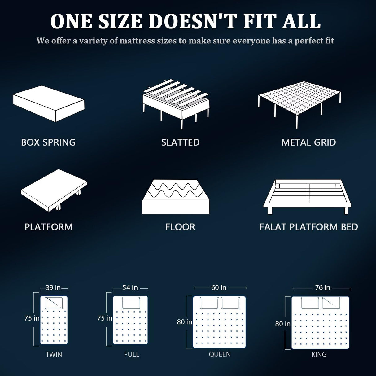 12 Inch Twin Size Mattress in a Box, Medium Firm Hybrid with Lumbar Foam and Zoned Pocket Springs for Pressure Relief and Edge Support Generic