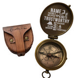 Custom Engraved Working Compass, Personalized Compass, Baptism Compass, First Communion Gift, Groomsmen Gift, Wedding Gift, Hiking Gift,Corporate Gift, Engraved Gift,Baptism Gift Personalized Keepsake Inspire Shopping