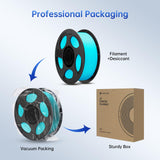 ANYCUBIC PLA Plus (PLA+) 3D Printer Filament 1.75mm, High Toughness 3D Printing Filament, Dimensional Accuracy +/- 0.02mm, Print with Most FDM 3D Printers, 1KG Spool, Light Blue ANYCUBIC