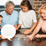 1000Pcs Wooden Blank Puzzle Sublimation Blanks Transfer Wood Puzzle Transfer Craft Puzzle Sublimation Blank Puzzle Freeform Blank Puzzle DIY Jigsaw Puzzles White Ordinary Customize Lurrose