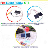 4 in 1 Solar Power & Electric Motor STEM Kits,Science Experiment Projects for Kids Beginners,Electronic Assembly Solar Powered Toy Kit,DIY Educational Engineering Experiments for Boys and Girls CYOEST