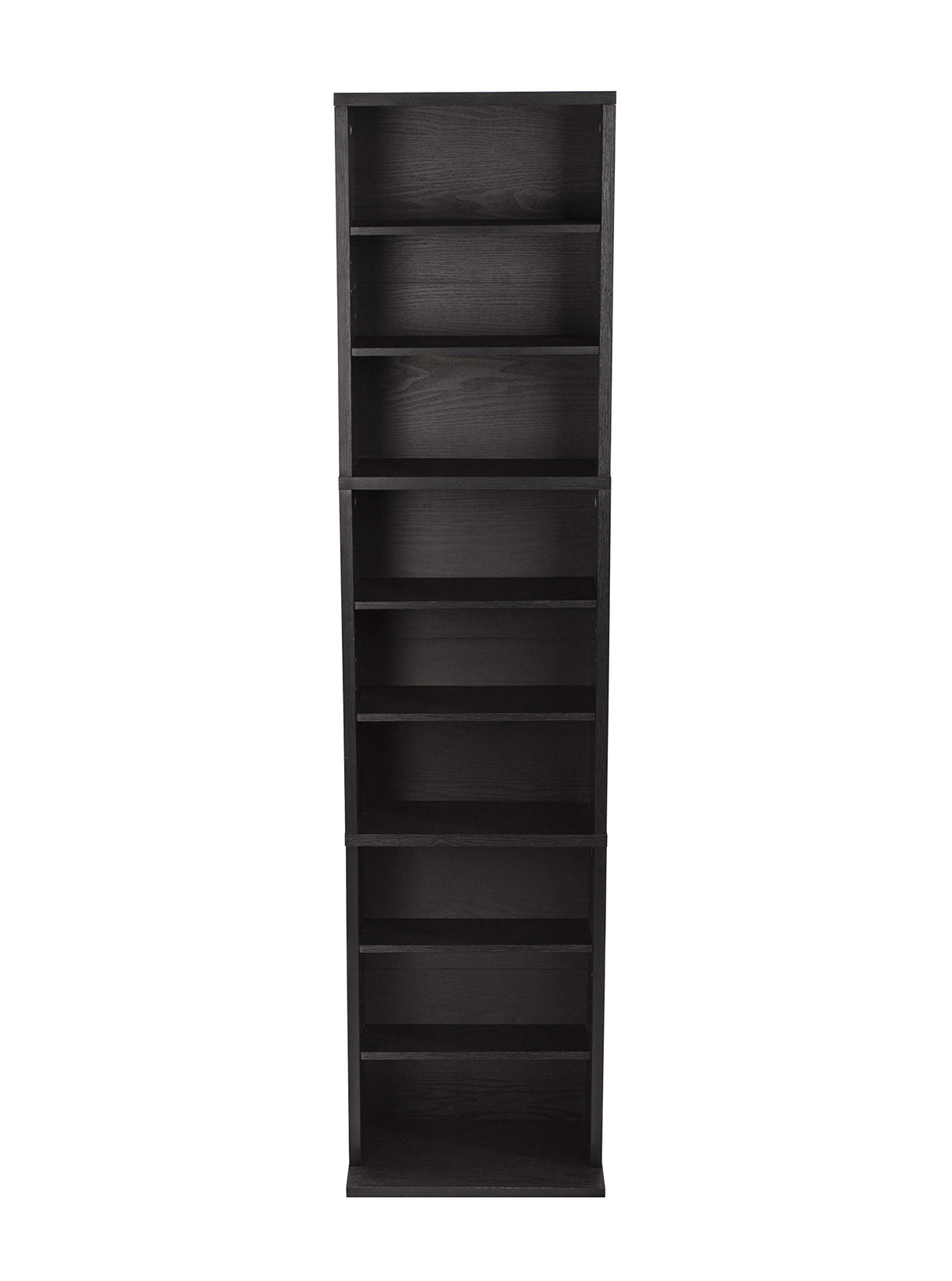 Atlantic Herrin Media Storage Cabinet – Protects & Organizes Prized Music, Movie, Video Games or Memorabilia Collections, PN 74736250 in Ebony Atlantic