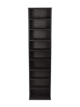 Atlantic Herrin Media Storage Cabinet – Protects & Organizes Prized Music, Movie, Video Games or Memorabilia Collections, PN 74736250 in Ebony Atlantic