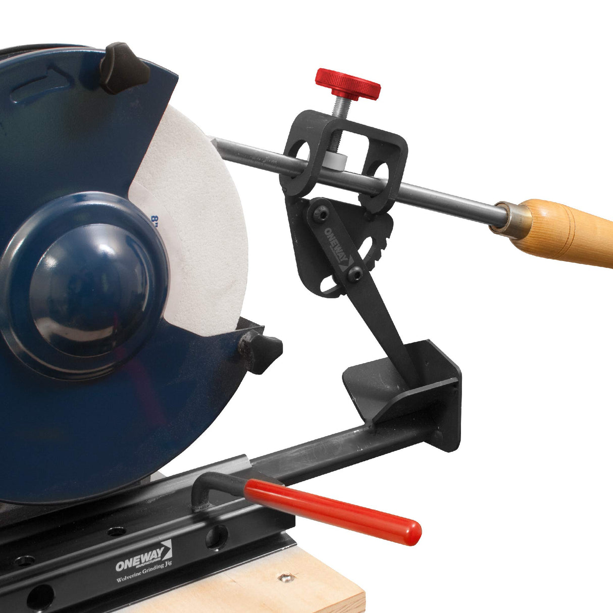 ONEWAY Wolverine Vari-Grind Attachment - Woodturning Tool Grinding Jig - Black - 1 Piece Oneway