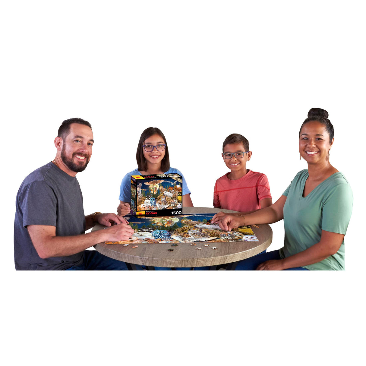 RoseArt - Kodak Premium - Night Owls - 1500 Piece Jigsaw Puzzle for Adults RoseArt