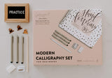 Modern Calligraphy Kit for Beginners: A Creative Craft Kit for Adults featuring Hand Lettering 101 Book, Brush Pens, Calligraphy Pens, and More Paige Tate & Co