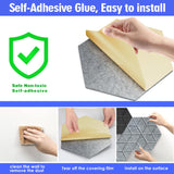 Acoustic Panels Self-Adhesive,12 Pack Snowflake Pattern Sound Proof Panels For Wall,12" X 10" X 0.4" High Density Soundproof Wall Panels,Sound Absorbing Panel for Room & Offices Diapu