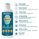 GEEETECH 150ml 3D Printer Adhesive Glue Bed Weld Original, Strong Grip Reduces Warping for ABS, PLA, PLA+, PETG and TPU Filament on Multiple Surfaces Compatible Glass, Flex Plate, PEI Sheet, 5 fl oz Geeetech