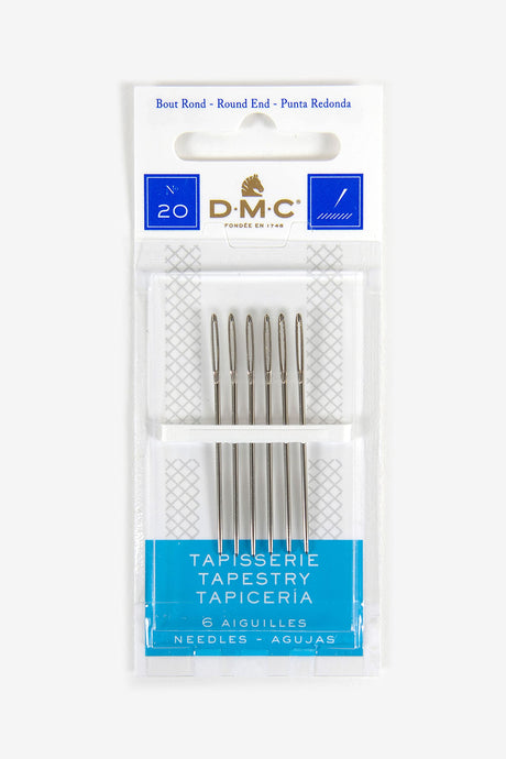 DMC 1767-20 Tapestry Hand Needles, 6-Pack, Size 20 DMC