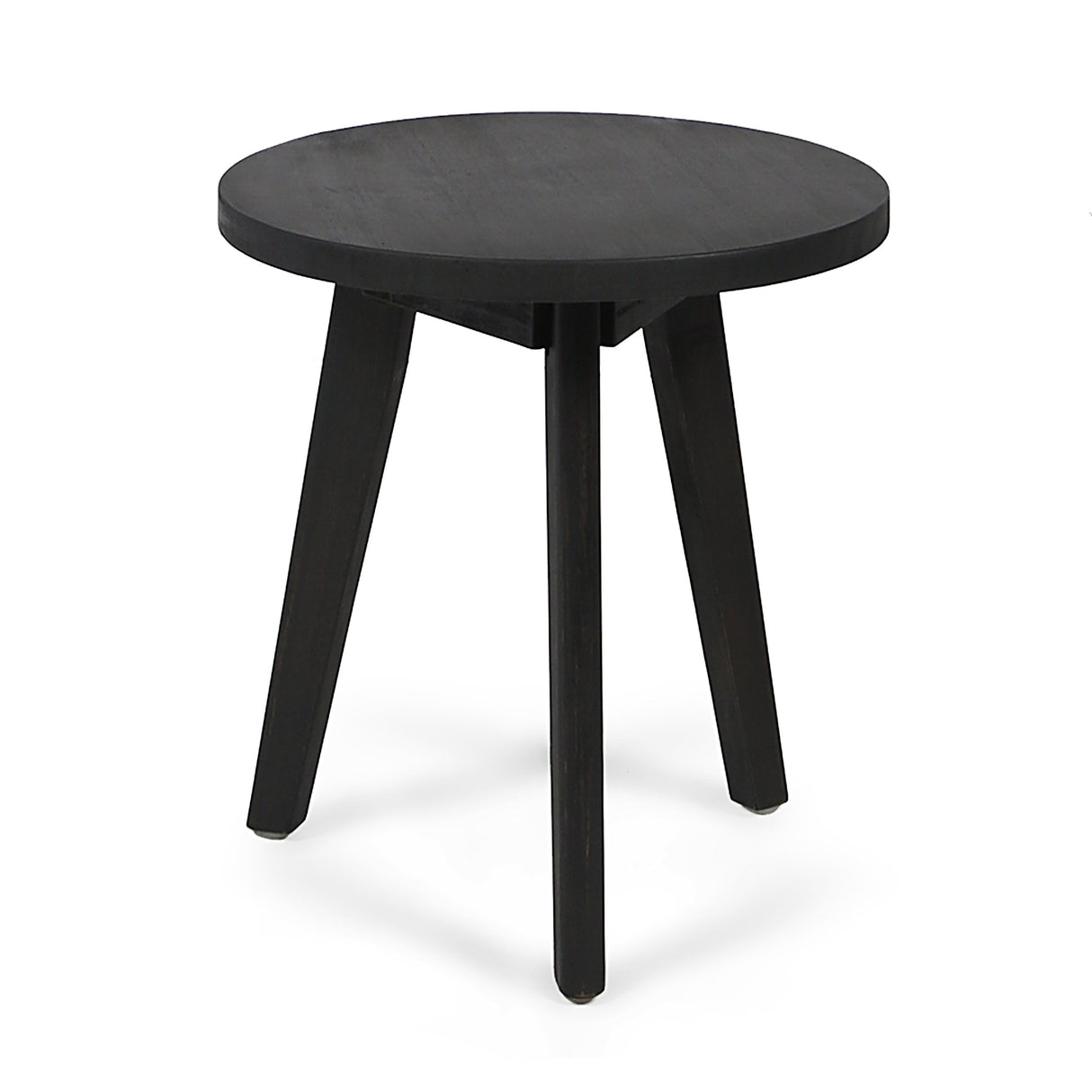 Christopher Knight Home Gino Outdoor Acacia Wood Side Table, Dark Gray Finish Christopher Knight Home